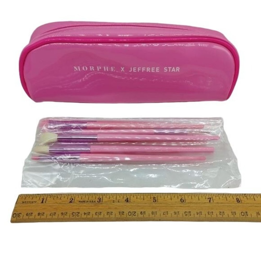 Jeffree Star Morphe X Eye Brush Collection Set 10 Brushes & Bag - Picture 2 of 7